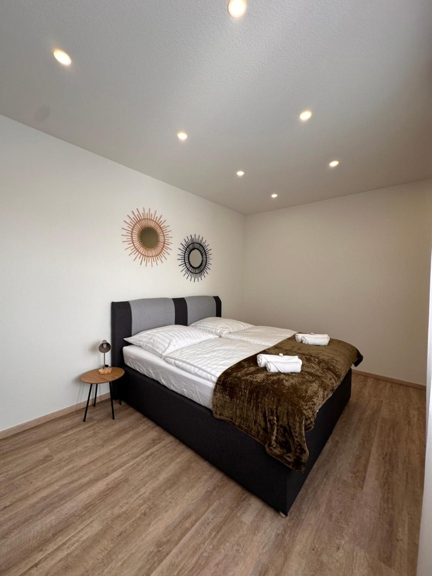 Amao-Obsidian I 120Qm I Elegantes Business- & Familienapartment I 3 Schlafzimmer I Kingsize Betten Schwanau Kültér fotó
